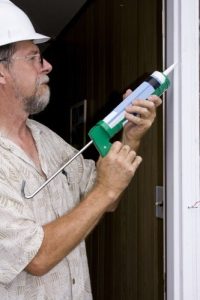 air leak caulking