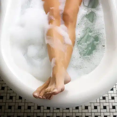 Bathtub in need of refinishing